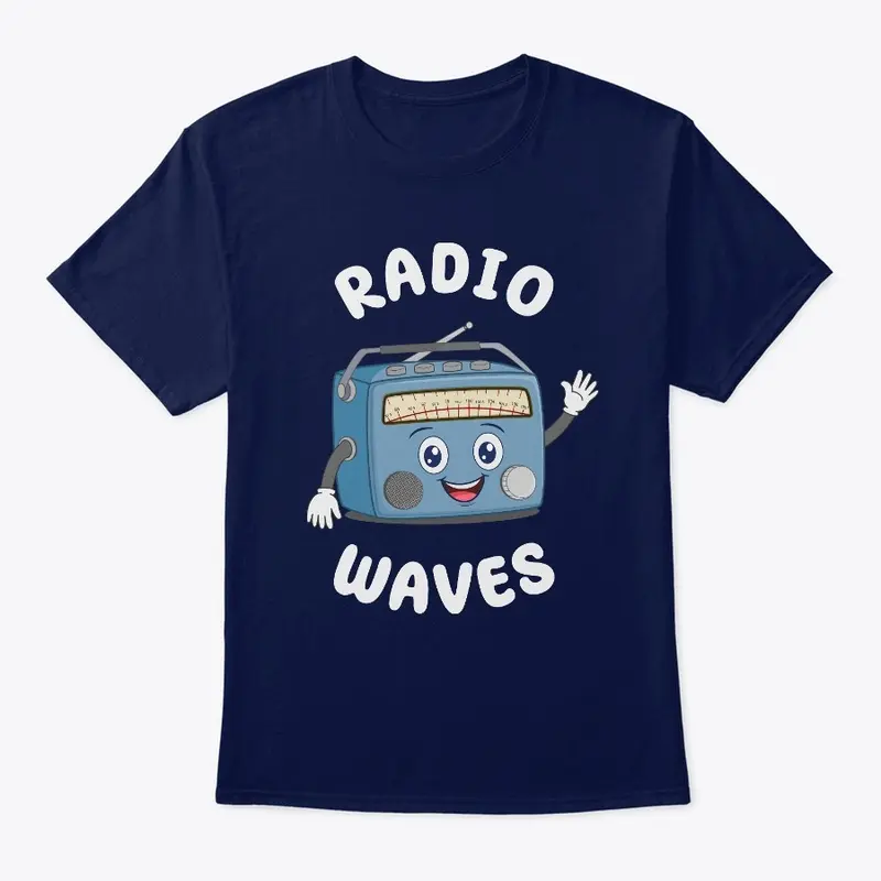 Radio Waves Cute Cartoony Radio Geeks